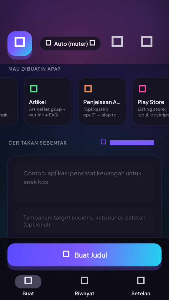 Daftar mode generate