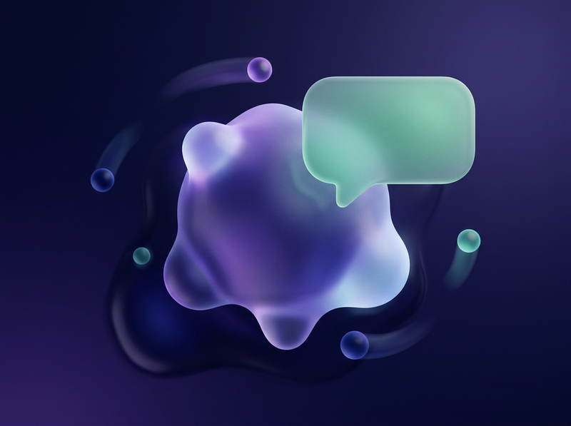 Ilustrasi kaca cair XyVerse
